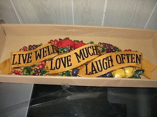 live well laugh often love much in Home Decor