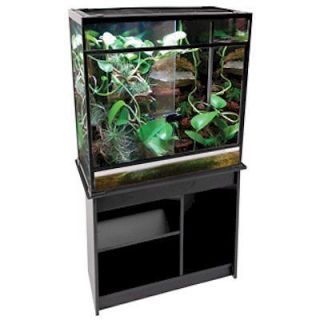 Penn Plax Reptology Glass Reptile Enclosure REPCT7 with Stand