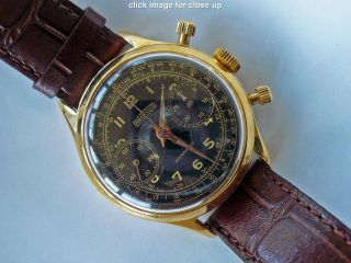 Mens Antique Watch Angelus Chronograph Vintage wristwat