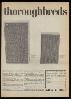 1969 H.J. Leak Sandwich loudspeaker & mini loud speaker photo vintage 