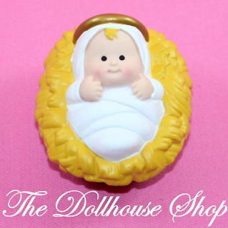   Price Little People Dollhouse Baby Jesus Nativity Scene Christmas