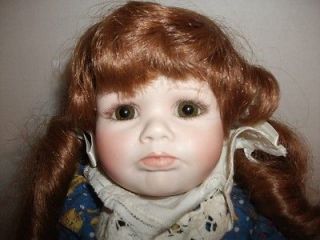 Constance By Connie Signed Porcelain Red Hair Doll