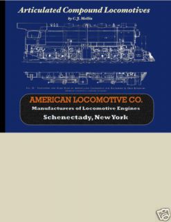 ALCO ARTICULATED STEAM ENGINE Locomotive Catalog BOOK