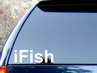 iFish Vinyl Decal Sticker / Color HIGH QUALITY