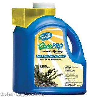 Quik Pro Powered by Rounduup / Round Up 6.8lbs Glyphosate 73.3% 