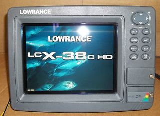 LOWRANCE LCX 38C HD FISHFINDER GPS RECEIVER LCX38C HD
