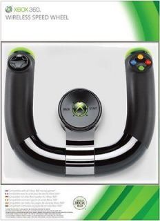   Microsoft Wireless Speed Steering Wheel Xbox 360 100% Brand New