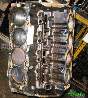 GM 454/7.4 CHEVY ENGINE REBUILDABLE SHORT BLOCK 4 BOLT 1991 95 #17534