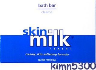 Skin Milk Bath Bar Cleanse Bar Creamy Skin Softening Formula 7.0oz Bar 