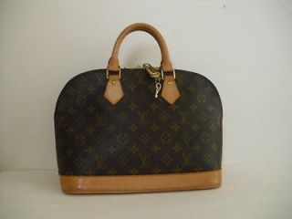 Louis Vuitton Monogram Canvas Alma Tote Handbag Bag Purse
