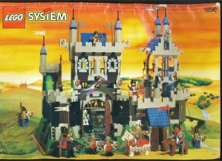 Instruction Manual Lego Set 6090 Royal Knights Castle Directions 1995 