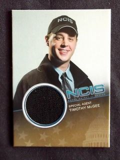NCIS COSTUME SWATCH CARDS / SEAN MURRAY AS TIMOTHY MCGEE CC5