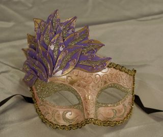 masquerade masks purple in Masks & Eye Masks