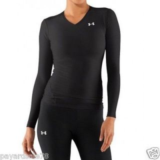WOMENS SIZE SMALL UNDER ARMOUR COMPRESSION BASE LAYER LONG SLEEVE 