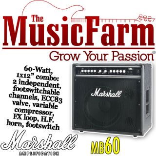 Marshall MB60 60W 1x12 Hybrid Bass Combo Amp