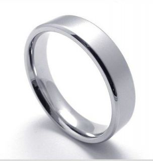 Stainless Steel Simple Silver Cool Mens Ring Size 8 9 10 R294