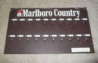 RARE* Marlboro Country Cigarette Display Sign 18 Vintage Antique