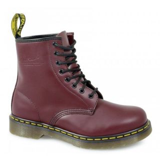 Dr Martens 1460z Unisex Classic Airwair 8 Eyelet Boots Cherry Red Mens 