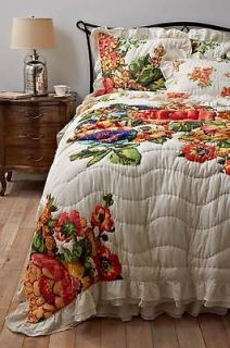 268 NIP ANTHROPOLOGIE Esperanza KING QUILT Comforter 5 STAR REVIEWS