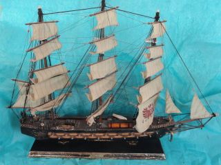 FRAGATA ESPANOLA 1780 WOOD TALL SHIP MODEL ~ 32 SPAIN