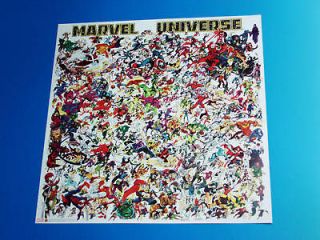 MARVEL UNIVERSE POSTER Marvel Comics 100s of Superheroes 