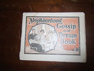   Neighborhood Gossip and Dream Book; Vintage Antique Quack Medicine
