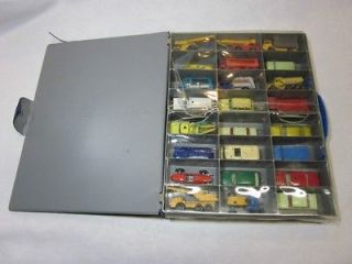 Matchbox Lesney Vintage toy Cars Trucks and Tractors with case Lot of 