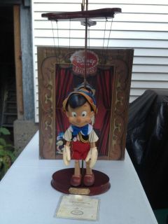 Limited Edition Disney Pinocchio Marionette, Real Wood, No. 224 of 500 