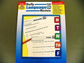 Daily Language Review Grade 2nd Teacher Resource Lessons Reproducible 