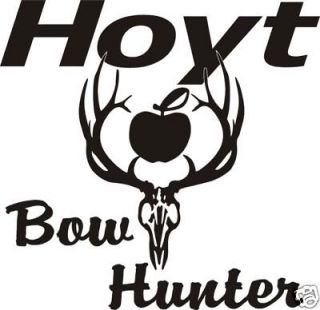HOYT BOW HUNTER decal deer elk hunt call blind arrow