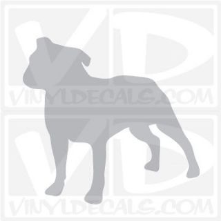 Staffordshire Bull Terrier Dog Vinyl Decal Sticker Car Window Wall