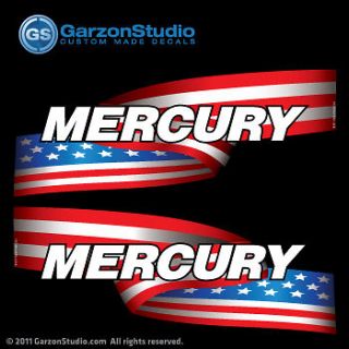 mercury motor decals