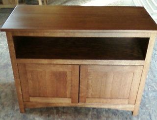 QUARTER SAWN WHITE OAK TELEVISION STAND NEW AMISH MADE