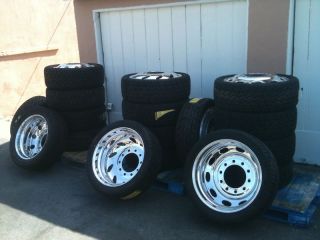 CUSTOM 24 DUALLY WHEELS, TIRES AND ACCESSORIES