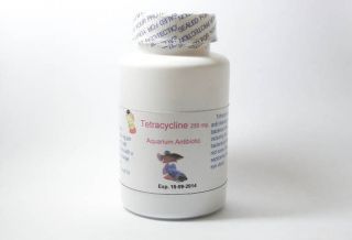 100 Counts Tetracycline 250 mg Aquarium Fish Antibiotic 