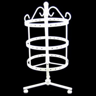   Stand Rotating Metal 72pairs for Earrings Display Rack Jewelry Holder