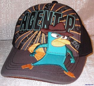   Ferb AGENT P PERRY THE PLATYPUS Embroidered Youth Baseball CAP/ HAT
