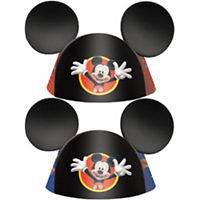 Disney Mickey Mouse Birthday Party Ears 8ct Party Hats Favors.