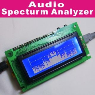 dsPIC Audio Spectrum Analyzer Board With GLCD 122 x 32 with Reference 