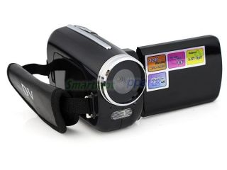 New Black Mini Digital Video Camera DV Camcorder 12MP 4xZoom 1.8”LCD 