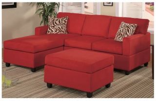 red sectional sofa in Sofas, Loveseats & Chaises