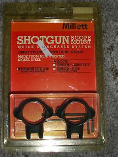Millett Shotgun Scope Mount   Remington 870 & 1100 (Ribbed Model Only 