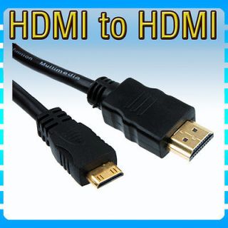 8M HDMI Male to Mini HDMI Male Cable for TV XBOX360 WII PSP Tablet 
