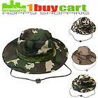 Camouflage Military Boonie Sun Fishing Wide Brim Bucket Camping 