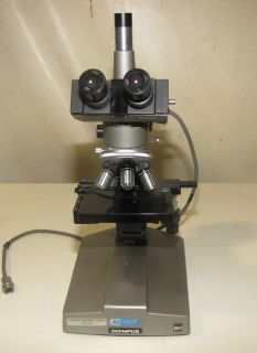 Olympus BH Microscope with 4 Objectives (M Plan 100, M10, M20, M Plan 
