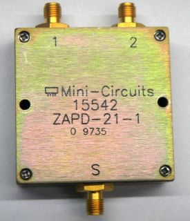 Mini Circuits ZAPD 21 1 Power Splitter/ Combiner