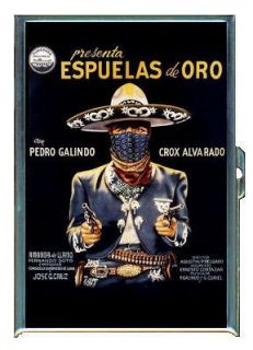 PEDRO GALINDO MEXICAN CINEMA BANDITO ID Holder Cigarette Case Wallet 