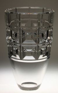 Rosenthal DOMUS 9 1/2 Contemporary Lead Crystal Vase