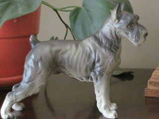 Vintage LEFTON~Schnauz​er~Dog Figurine