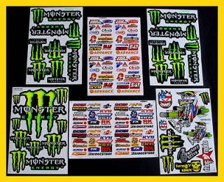 Sheets Stickers RC BMX scooter Energy great gift XMAS MINI BIKE 